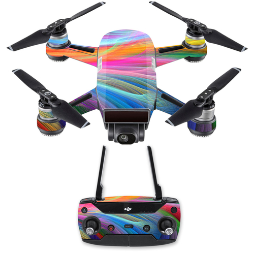 MightySkins DJSPCMB-Rainbow Waves 13 in. Skin Decal Wrap for Lenovo Yo