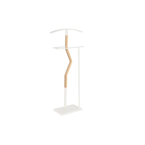 Hat stand DKD Home Decor Natural Wood Steel White (48 x 20 x 106,5 cm)