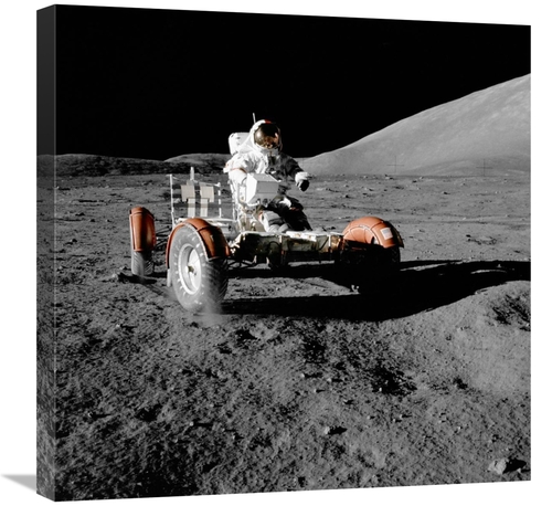 Global Gallery GCS-393578-2424-142 24 x 24 in. Lunar Roving Vehicle&#4