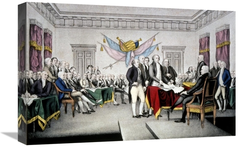 Global Gallery GCS-277174-22-142 22 in. Declaration of Independence Ar