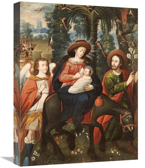 Global Gallery GCS-268616-22-142 22 in. The Flight into Egypt Art Prin