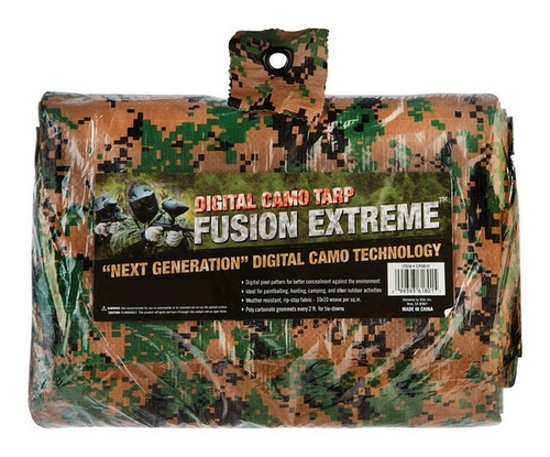 Fusion Extreme DG0810 8 x 10 ft. Woodland Green Digital Camouflage Tar