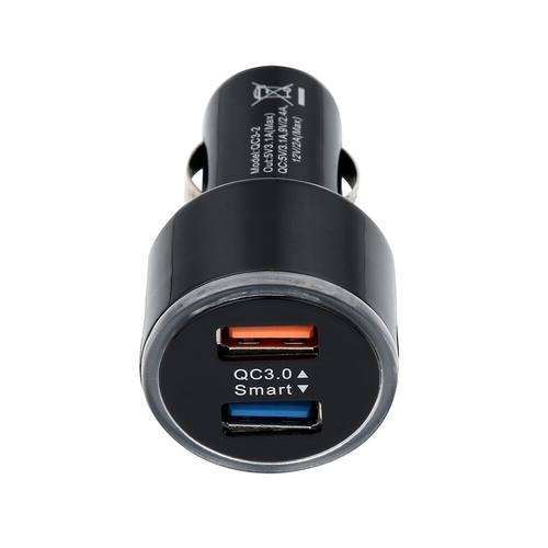 6.2A Fast Charge QC 3.0 Dual USB Car Charger Quick