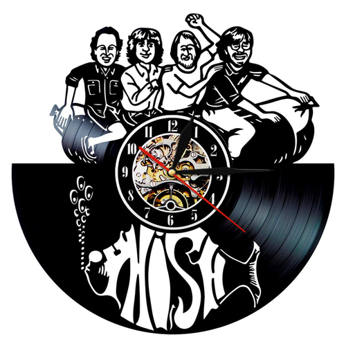 PHISH VINYL CLOCK ROCK BAND THEMED GIFTS FOR MEN ART HOME DECOR