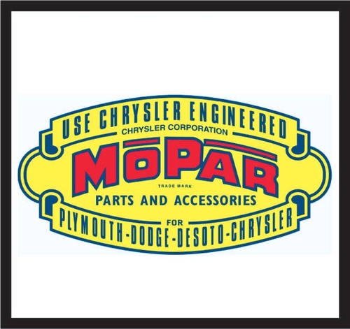 3 Inch Cloth Patch Mopar Parts and Accessories