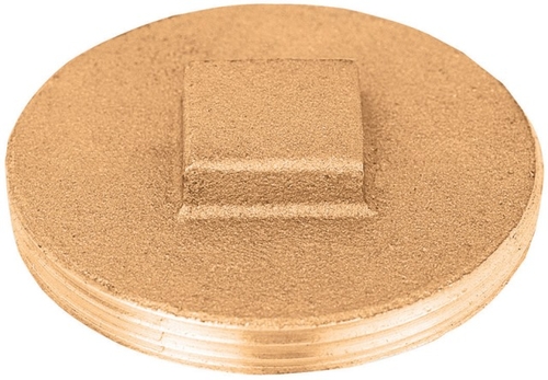 Sioux Chief 876-40PK Brass Clean Out Replacement Plug  4 in.