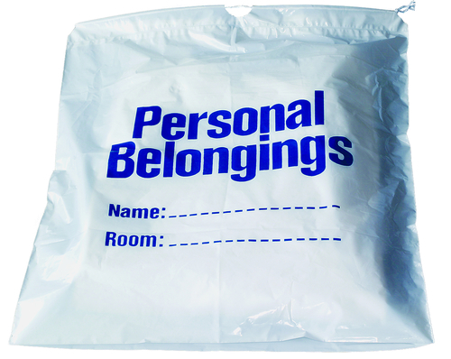 Freshscent Belongings Bag w/ Drawstring - White