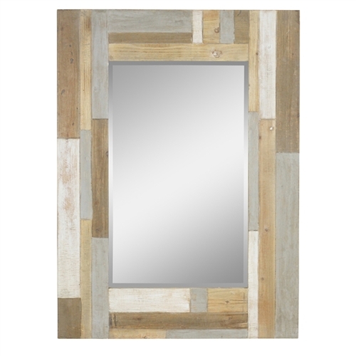 Aspire Home Accents 5421 Duncan Farmhouse Wall Mirror - Multicolor