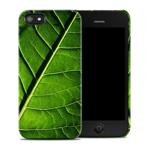 DecalGirl AIPSECC-GRNLEAF Apple iPhone SE Clip Case - Green Leaf