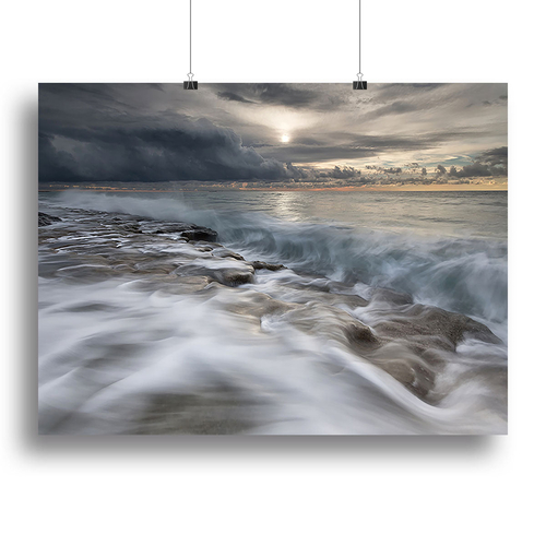 Action In Sea Canvas Print or Poster