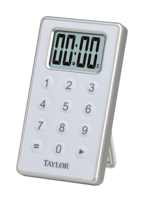 Taylor 6410914 Digital Plastic Timer - White