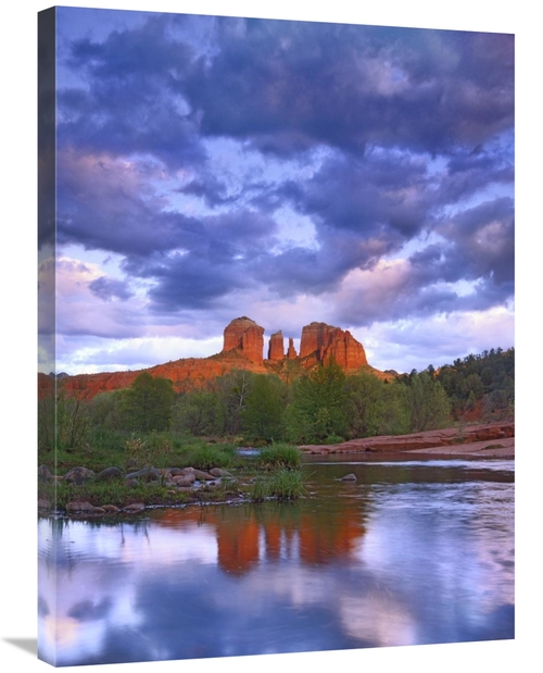 Global Gallery GCS-452150-2432-142 24 x 32 in. Cathedral Rock Reflecte