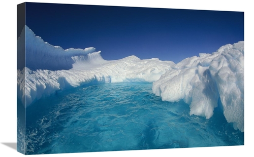 Global Gallery GCS-397755-1624-142 16 x 24 in. Sculpted Iceberg, T