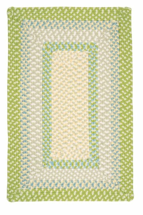 Colonial Mills Rug MG69R072X072R Montego - Lime Twist 6 ft. square Bra
