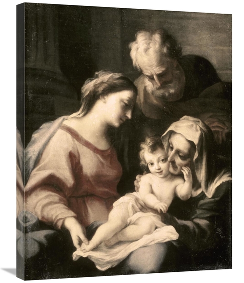 Global Gallery GCS-277690-30-142 30 in. Holy Family Art Print - Luca G