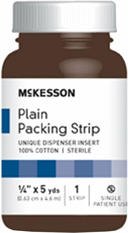Wound Packing Strips. Pack of 12 Plain Cotton Non-impregnated Strips