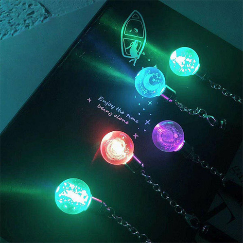 1Pcs Creative Moon Light Bulb Pen