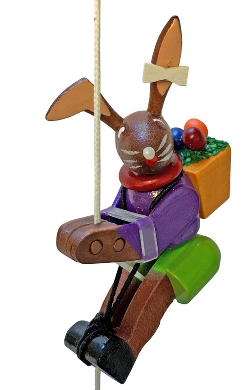 Alexander Taron 105-057-1 Dregeno Wooden Toy - Climbing Bunny, Pur