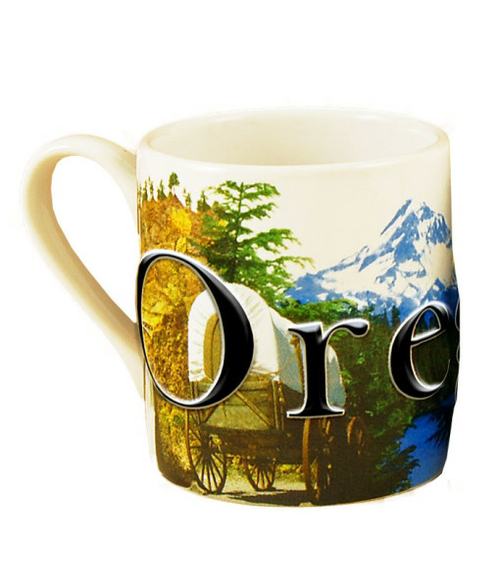 Americaware MMORE01 Oregon Full Color Relief Mini Mug