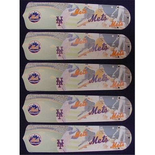 Ceiling Fan Designers 52SET-MLB-NYM MLB York Mets Baseball 52 In. Ceil