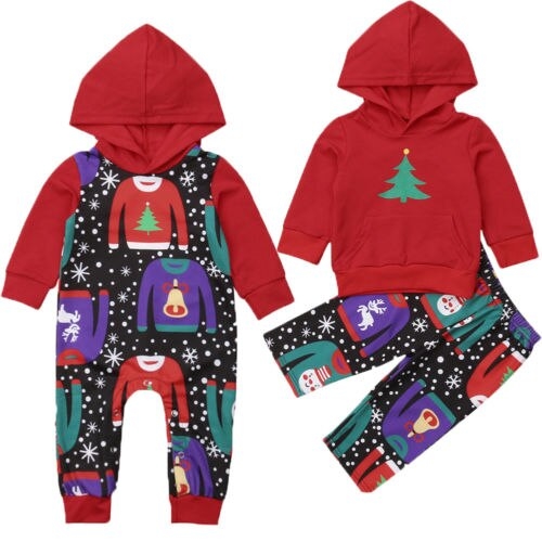 Lovely Baby Girls Boys Clothes Christmas