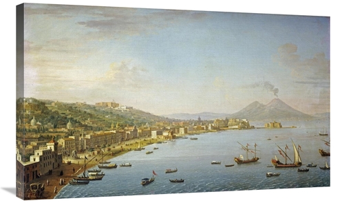 Global Gallery GCS-266640-36-142 36 in. View of Naples from Posillipo 