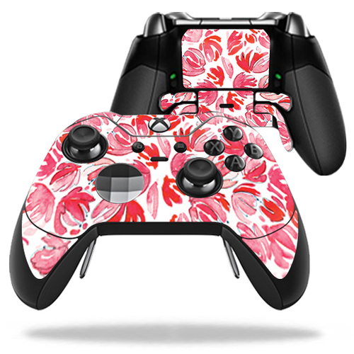 MightySkins MIELITECO-Red Petals Skin Decal Wrap for Microsoft Xbox On