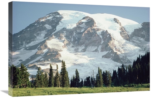 Global Gallery GCS-396139-2030-142 20 x 30 in. Mt Rainier, Cascade