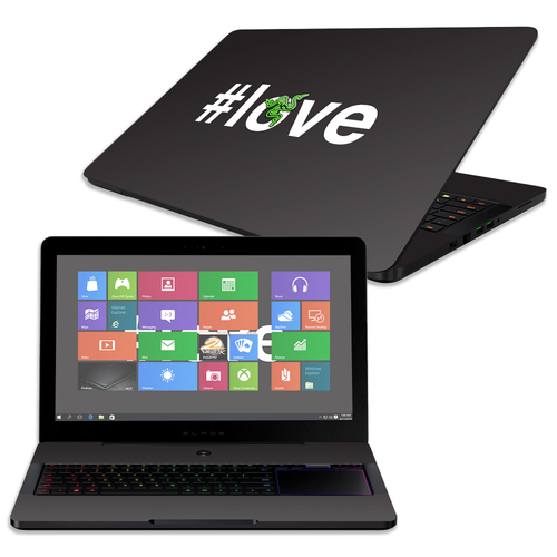 MightySkins RABLPR17-Love 2 Skin for 17 in. Razer Blade Pro, Love 