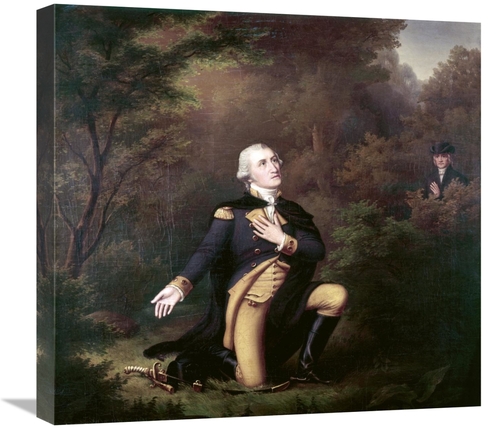 Global Gallery GCS-281495-22-142 22 in. George Washington in Prayer at