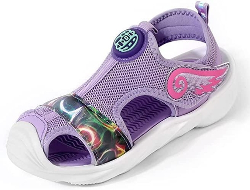 Closed Toe Cute Sandal for Girls in Pretty Colors  Breathable Mesh