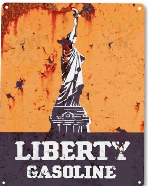 3 Inch Cloth Patch Liberty Gas