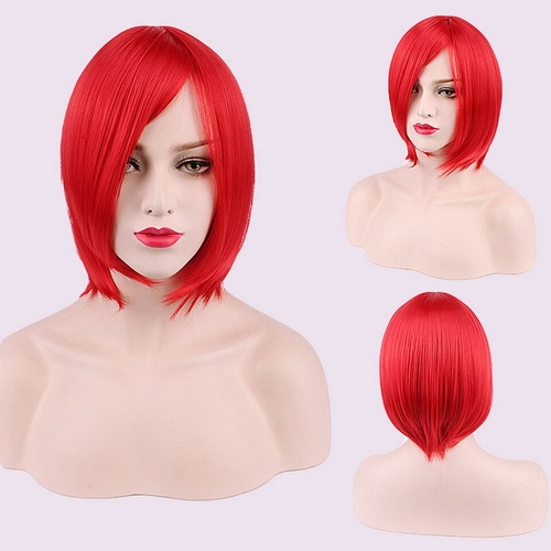 High Quality Thick Short Bob Wig Cosplay Costume