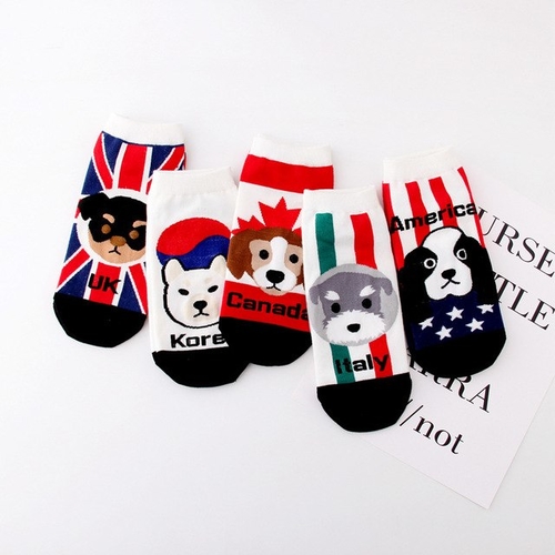 Main Summer Women's Short Socks Cartoon image