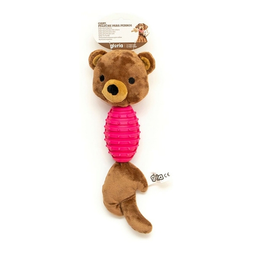 Dog chewing toy Gloria Gaby with sound Polyester Bear Eva Rubber