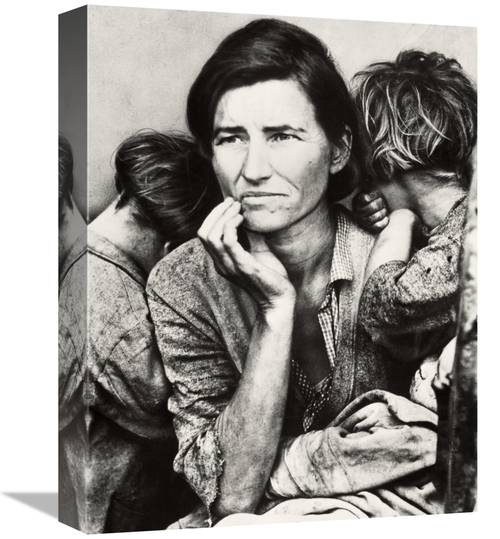 Global Gallery GCS-282339-16-142 16 in. Migrant Mother Art Print - Dor