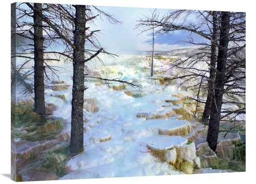 Global Gallery GCS-452085-3040-142 30 x 40 in. Travertine Formations&#