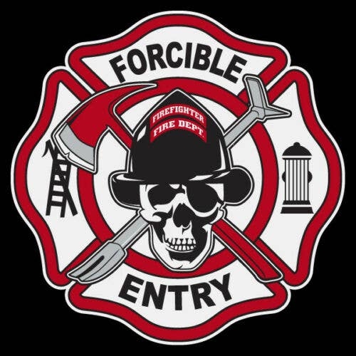 3 Inch Cloth Patch Forcible Entry Firefighter