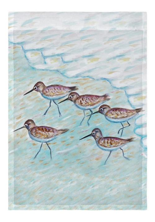 Betsy Drake FL269 Sandpipers Flag - 12.5 x 18 in.