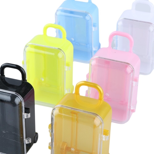 1 PCS Mini Rolling Travel Suitcase Box Wedding