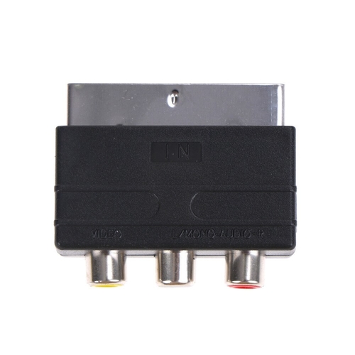 Scart to 3 RCA S Video Adapter Composite RCA Phono