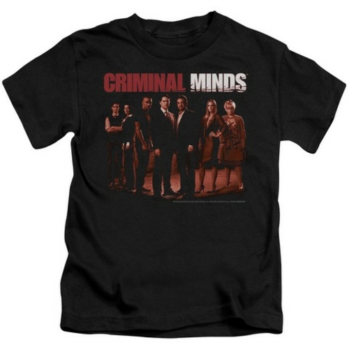 Main Trevco Criminal Minds-The Crew - Short Sleeve Juvenile 18-1 Tee - Blac image