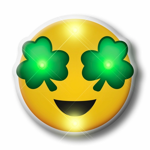 Blinkee A1030 St Patricks Day Irish Shamrock Eyes Emoji Flashing Body 
