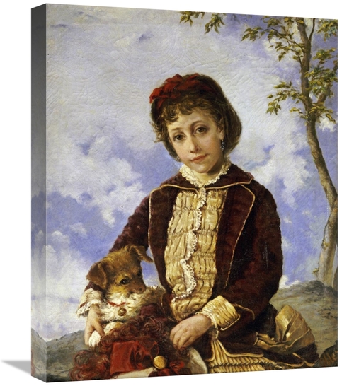 Global Gallery GCS-266953-22-142 22 in. Retrato De Nina Art Print - Fr