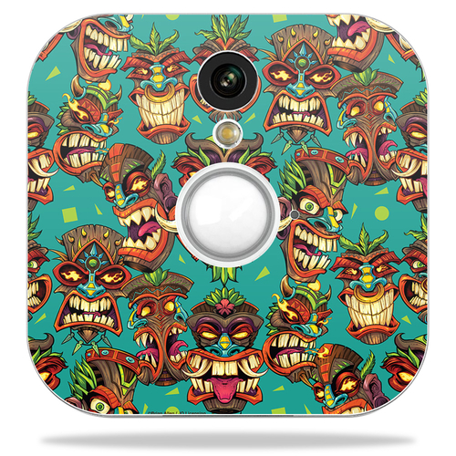MightySkins BLHOSE-Crazy Tikis Skin Decal Wrap for Blink Home Security