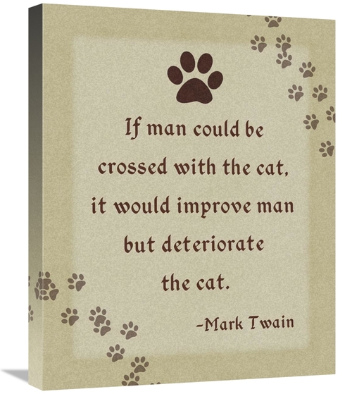 Global Gallery GCS-398810-2024-142 20 x 24 in. Mark Twain - Cross Man 