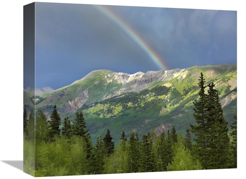 Global Gallery GCS-396074-16-142 16 in. Rainbow Over Brown Mountain&#4