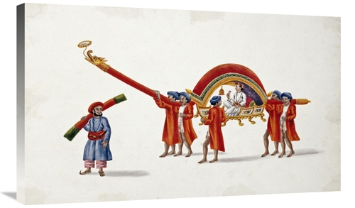 Global Gallery GCS-266993-36-142 36 in. A Dignitary Carried in an Orna