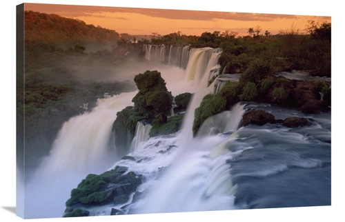 Global Gallery GCS-397666-2436-142 24 x 36 in. Cascades of the Iguacu 