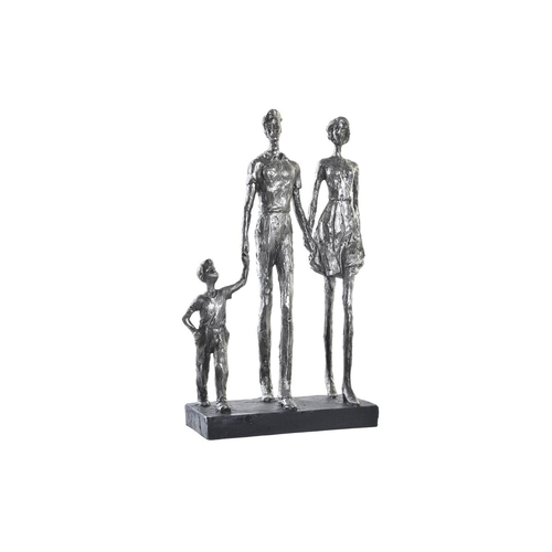 Decorative Figure DKD Home Decor Silver Black Resin Modern Family (26